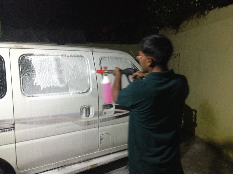car washing