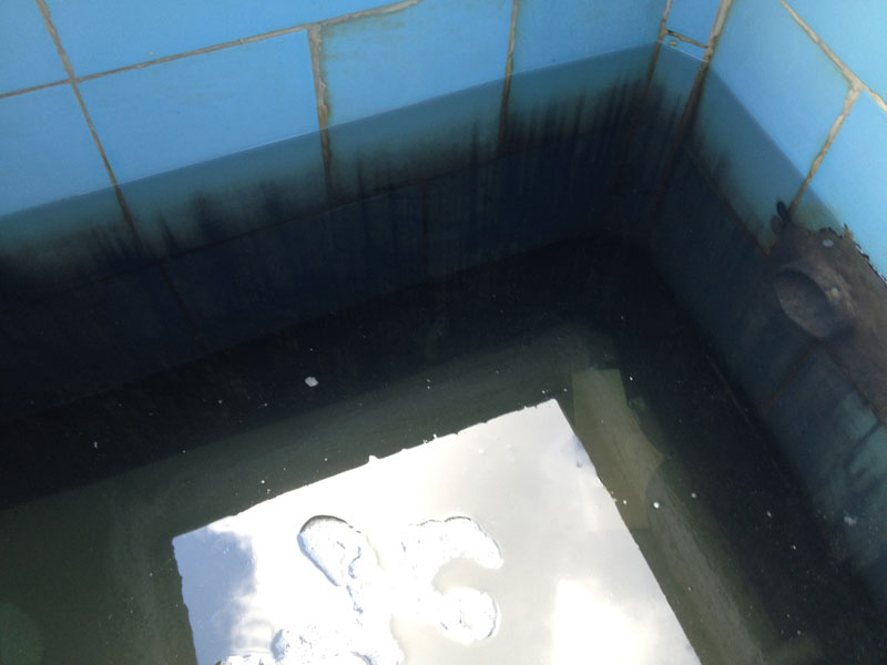 water tank cleaning